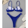 Sexy ribbed bikini set - Brazilian style - with push upBeachwear