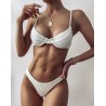 Sexy ribbed bikini set - Brazilian style - with push upBeachwear