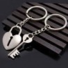 Couple keychain - key / heart shaped lock - 2 piecesKeyrings