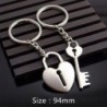 Couple keychain - key / heart shaped lock - 2 piecesKeyrings