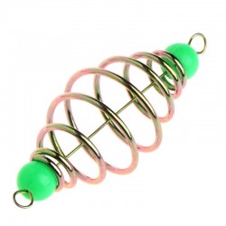 Fishing spring lure - tackle feeder - stainless steel - 10 piecesTools