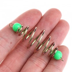 Fishing spring lure - tackle feeder - stainless steel - 10 piecesTools