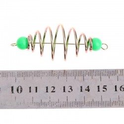Fishing spring lure - tackle feeder - stainless steel - 10 piecesTools