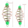 Fishing spring lure - tackle feeder - stainless steel - 10 piecesTools