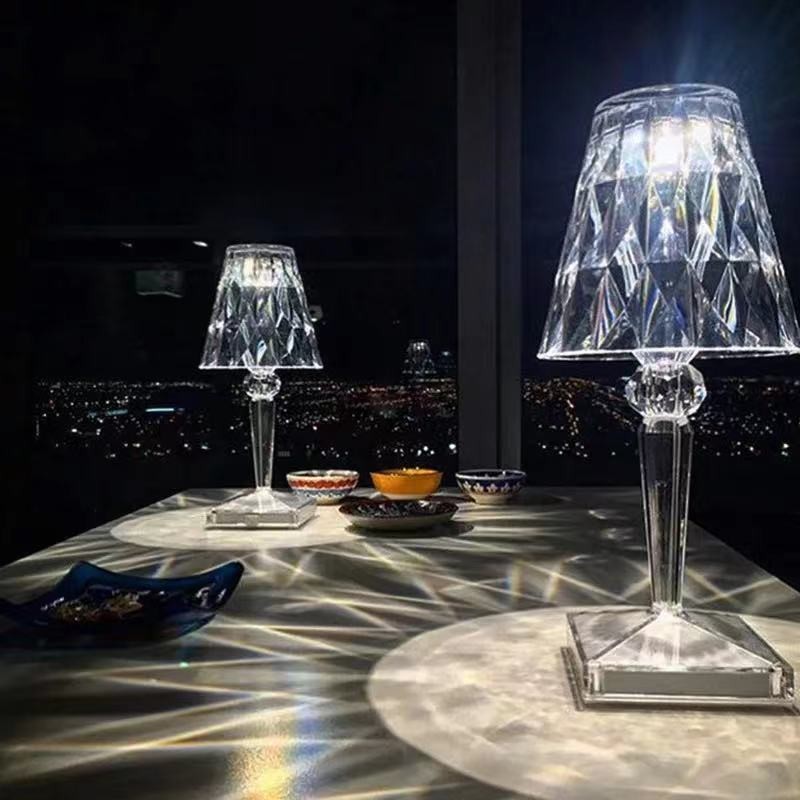 Crystal night light - LED - USB / battery powered