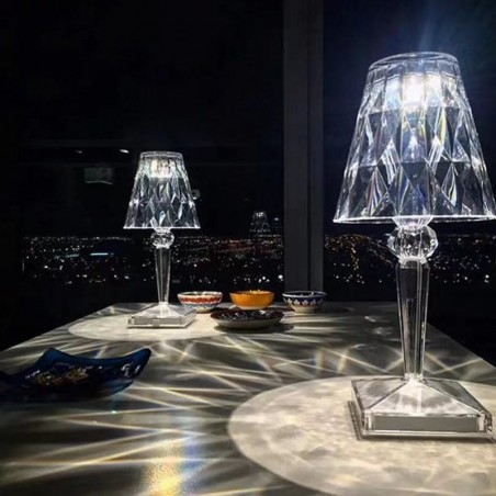 Crystal night light - LED - USB / battery powered