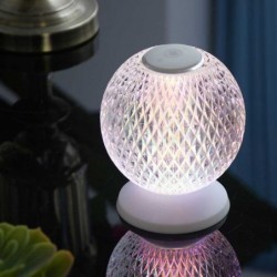 Italian night lamp - round crystal ball - USB - touch sensor