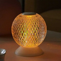 Italian night lamp - round crystal ball - USB - touch sensor