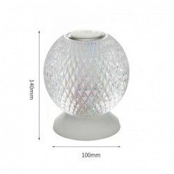 Italian night lamp - round crystal ball - USB - touch sensor