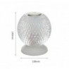 Italian night lamp - round crystal ball - USB - touch sensor