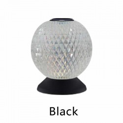 Italian night lamp - round crystal ball - USB - touch sensor