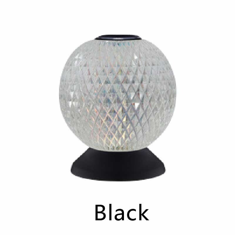 Italian night lamp - round crystal ball - USB - touch sensor