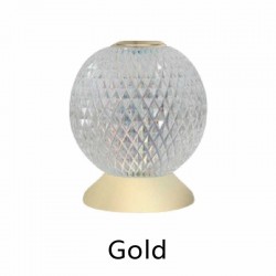 Italian night lamp - round crystal ball - USB - touch sensor