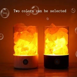Crystal salt lamp - negative ion light - USB