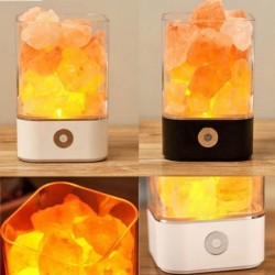Crystal salt lamp - negative ion light - USB