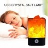 Crystal salt lamp - negative ion light - USB