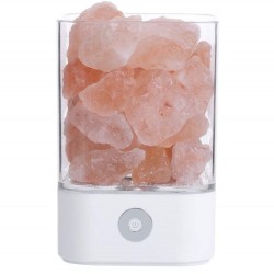 Crystal salt lamp - negative ion light - USB