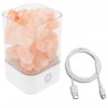 Crystal salt lamp - negative ion light - USB