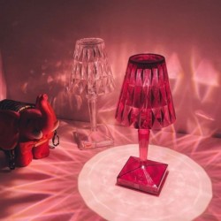 Modern crystal night lamp - touch control - USB