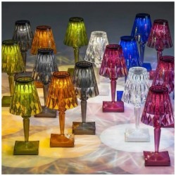 Modern crystal night lamp - touch control - USB