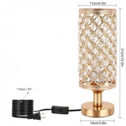 Crystal night lamp - hollow-out - carved design - USB
