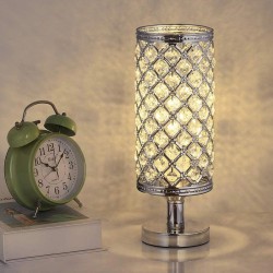 Crystal night lamp - hollow-out - carved design - USB