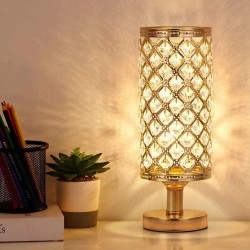Crystal night lamp - hollow-out - carved design - USB