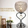 Modern crystal night lamp - heart-shaped - LED