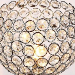 Modern crystal night lamp - heart-shaped - LED