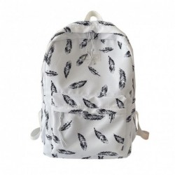 Fashionable backpack - large capacity - with dogs / butterflies / feathers printBackpacks