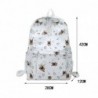 Fashionable backpack - large capacity - with dogs / butterflies / feathers printBackpacks