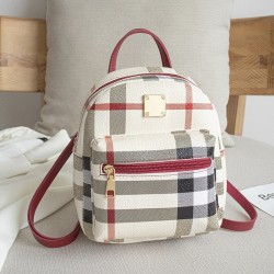 Small plaid backpack - shoulder bagBackpacks