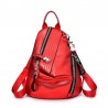 Fashionable backpack - anti-theft zippers - with decorative keychainBackpacks