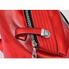 Fashionable backpack - anti-theft zippers - with decorative keychainBackpacks