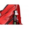 Fashionable backpack - anti-theft zippers - with decorative keychainBackpacks