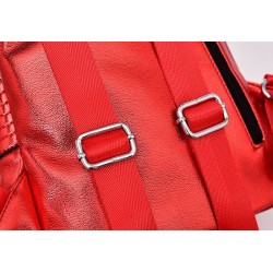 Fashionable backpack - anti-theft zippers - with decorative keychainBackpacks