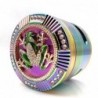 Stylish grinder - for herbs / tobacco - 4-layers - rainbow color zinc alloy - frog / spider / skull