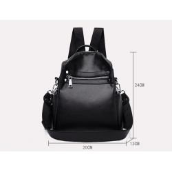 Elegant multifunction backpack - shoulder bag