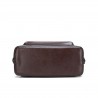 Luxurious vintage backpack - leather shoulder bag - with decorative V letterBackpacks
