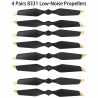 8331F - propellers - low noise - quick release - for DJI Mavic Pro / Mavic Pro Platinum - 4 pairs