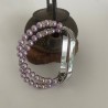 Elastic strap with pearls / crystals - bracelet - for Xiaomi Mi Band 3 / 4 / 5 / 6