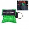 CPR mask - first aid - resuscitator mask- emergency face shield with keyring