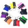 CPR mask - first aid - resuscitator mask- emergency face shield with keyring