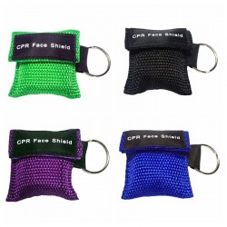 CPR mask - first aid - resuscitator mask- emergency face shield with keyring