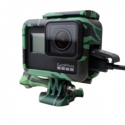 Protective frame case - long screw - base mount - for GoPro 5 6 7 Black