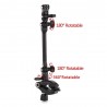 Clamp clip mount - selfie stick - flex jaw - for GoPro Hero 8 9 10 Xiaomi YI 4K SJ4000 SJ5000 SJ6000