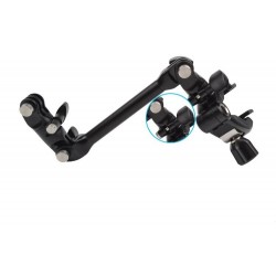 Clamp clip mount - selfie stick - flex jaw - for GoPro Hero 8 9 10 Xiaomi YI 4K SJ4000 SJ5000 SJ6000