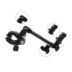Clamp clip mount - selfie stick - flex jaw - for GoPro Hero 8 9 10 Xiaomi YI 4K SJ4000 SJ5000 SJ6000