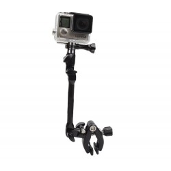Clamp clip mount - selfie stick - flex jaw - for GoPro Hero 8 9 10 Xiaomi YI 4K SJ4000 SJ5000 SJ6000