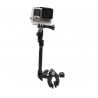 Clamp clip mount - selfie stick - flex jaw - for GoPro Hero 8 9 10 Xiaomi YI 4K SJ4000 SJ5000 SJ6000